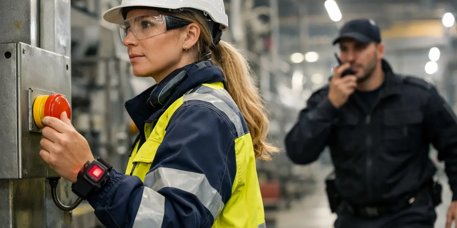 Alleenwerker beveiliging fabriek goed regelen