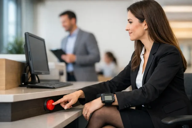 Receptie noodknop installatie zonder tijdverlies